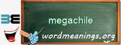 WordMeaning blackboard for megachile